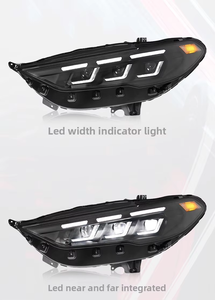ชุดไฟหน้า LED แบบดัดแปลงสำหรับ Mondeo ปี 17-20 สไตล์ <span class=keywords><strong>Mustang</strong></span> พร้อมไฟ DRL และไฟเลี้ยวแบบ Sequential - Product Image 2