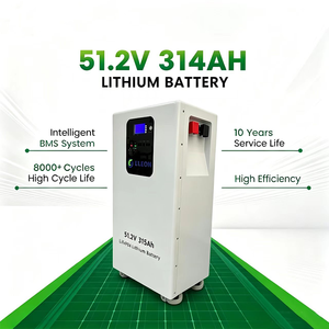 Batería Solar de Litio LiFePO4 de 16kWh para Uso Doméstico, con Protección Contra Sobrecalentamiento y Ruedas, Tamaño Compacto, Maximiza la Energía Solar - Product Image 1
