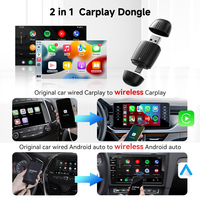 Grandnavi 2in1 USB CarPlay Dongle Android Auto Kontrol Setir Suara untuk Mobil Portabel Garansi 1 Tahun