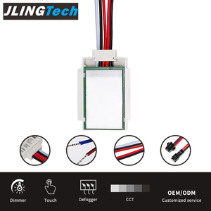Eénknops éénkleurige 24V aanraaksensor schakelaar IP54 waterdicht CE gecertificeerd voor LED-lichtstrip op slimme spiegel - Product Image 2