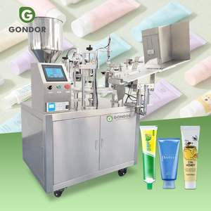Lip Lotion Lami Small Single Ultrasonic Laminate/Soft Auto Long Cosmetic Make Tube Fill and Seal Machine - Product Image 1