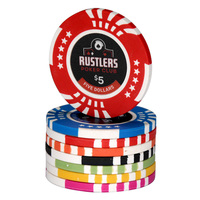 Jetons de casino composites en argile anti-contrefaçon personnalisés de 40mm compatibles NFC jetons de poker durables de 40mm