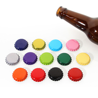 Capsules de bouteille de bière et de vin en métal et silicone de 26 mm, couvercle à anneau facile à tirer, capsule à couronne torsadée
