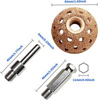 Kit de réparation de pneus robuste, outils de réparation de pneus, roue de ponçage en acier tungstène de 42 mm avec patchs de pneus de 32/42/58 mm
