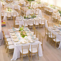 Chaise Chiavari en fer et acier doré pour événements, mariages, hôtels et fêtes – Vente en gros à prix réduit