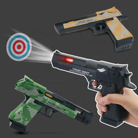 Jouet de Projection en forme de pistolet fonctionnel direct d'usine avec tir Desert Eagle Toy Gun Target Pattern Projection Light Toy Guns