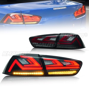 Pour Mitsubishi Lancer EVO-X 2008-2018 : Feux de jour LED, Phares antibrouillard étanches, Ensemble de feux arrière, Kit carrosserie - Product Image 3