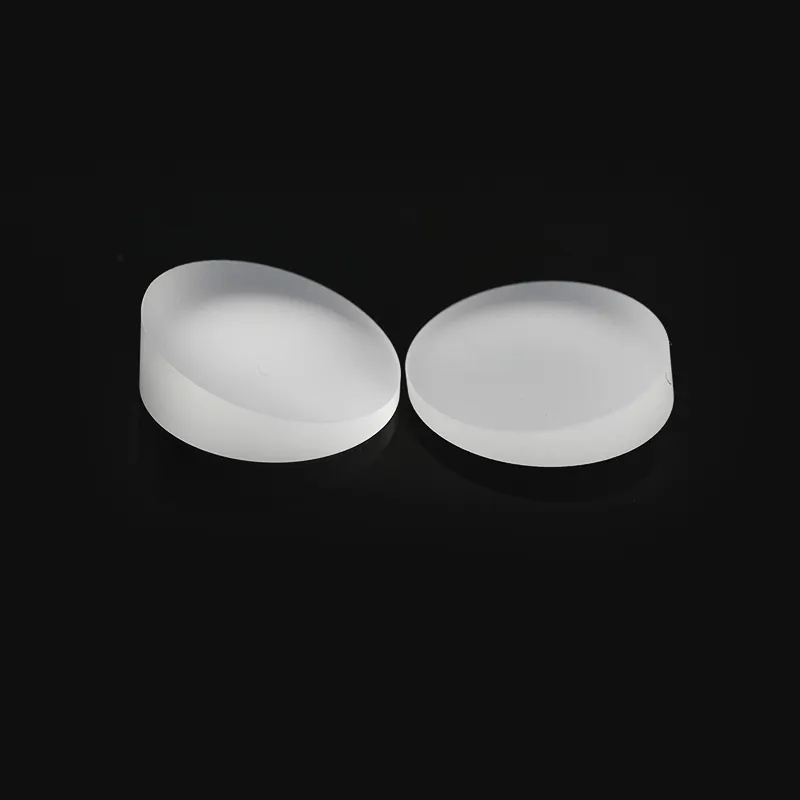 Factory supply high transimission infrared optical crystal calcium fluoride CaF2 blanks and unpolished lenses