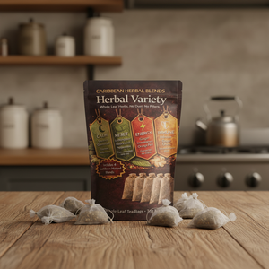 Bolsa de Embalaje de Alimentos de 7.9x11.8 Pulgadas, de Plástico Mate Laminado con Papel de Aluminio, para Mezclas de Hierbas Caribeñas, MOQ 200-500 Unidades - Product Image 3