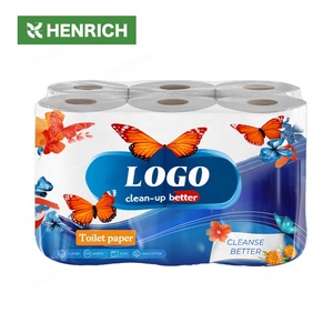 Wholesale Customized 2ply 3ply 4ply Embossed 100% Virgin Pulp Soft Sanitary Toilet <strong>Paper</strong> Tissue <strong>Roll</strong> - Product Image 1