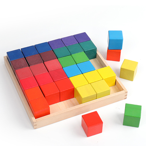 36 pièces de jouets éducatifs <span class=keywords><strong>en</strong></span> <span class=keywords><strong>bois</strong></span> <span class=keywords><strong>arc</strong></span>-<span class=keywords><strong>en</strong></span>-<span class=keywords><strong>ciel</strong></span> <span class=keywords><strong>Grimms</strong></span>, blocs de construction géométriques empilables - Product Image 4