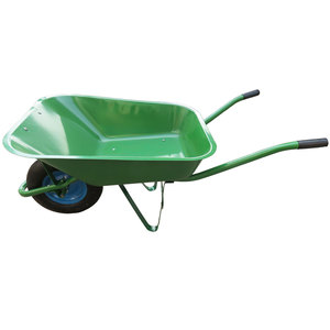 Heavy Duty Construction <b>Wheelbarrow</b> Solid Rubber Wheel Garden Wheel Barrow Carretilla Building Farm Cart - Product Image 2
