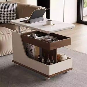 Tavolino da Salotto, Arredamento per la Casa, Tavolino Laterale in <span class=keywords><strong>Legno</strong></span>, Tavolino dal Design Moderno, Tavolino con Pannello in <span class=keywords><strong>Legno</strong></span> - Product Image 2
