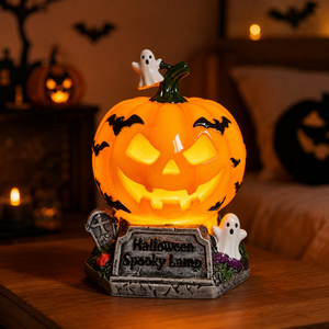 Lámpara Nocturna de Resina con Forma de Gato Negro Brujo, Adorno de Escritorio, Decoración para el Hogar de Halloween, Regalo - Product Image 4