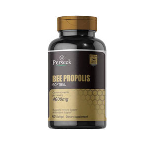 Perseek Private Label <span class=keywords><strong>Bee</strong></span> Propolis Softgel <span class=keywords><strong>Capsules</strong></span> 400Mg-Halal & Koosjer Gecertificeerde Antioxidant & Immuniteit Ondersteuning - Product Image 5