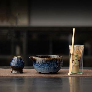 ชุดอุปกรณ์ชงชาญี่ปุ่นแบบดั้งเดิมพร้อมขาตั้ง chawan - Product Image 1
