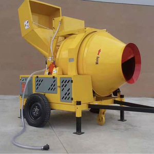 Bétonnière automatique auto-chargeante de 500 l, prix d'usine, bétonnière mobile à tambour avec roues, facile à déplacer - Product Image 6