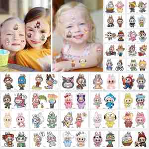 สติกเกอร์สักลายชั่วคราวลายการ์ตูนน่ารักสดใสสไตล์อินส์กันน้ำขายส่ง ทนทาน ใช้กับกระดาษได้ - Product Image 1