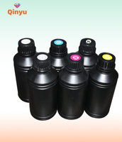 Qinyu tinta Film Transfer DTF UV 500ML 1000ML kualitas tinggi untuk i3200 TX800 XP600 kepala cetak DTF UV