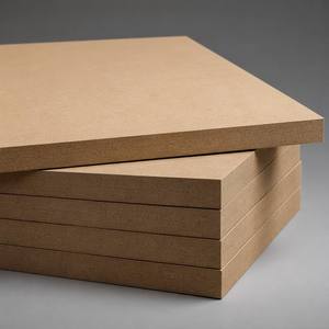 Panneau de fibres HDF haute densité 71220*2440mm - Panneau rigide résistant à l'humidité de 9mm-18mm pour meubles, étagères et menuiseries intérieures - Product Image 1