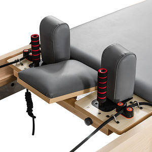 Lit de réformateur en bois d'érable durable avec demi-trapèze, caractéristiques réglables, <span class=keywords><strong>machine</strong></span> d'entraînement pour gym, Pilates, yoga et santé, capacité 200 kg - Product Image 3