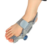 Séparateur d'orteils orthopédique réglable avec sangle en gel et bouton pour la correction et le soulagement de l'hallux valgus