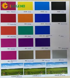 CMYK-tinta de soja ecológica, tinta de secado natural para impresión offset, amarilla, venta al por mayor