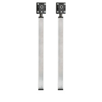 Mécanisme de levage de bureau manuel K16, course de 352 mm, vis T12, tube en acier galvanisé, système à manivelle réglable en hauteur, usine OEM