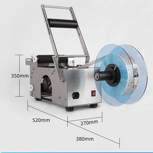 L'étiquetage des bouteilles de médicaments crée une étiqueteuse de bouteilles rondes semi-automatique d'excellente qualité Étiquetage automatique - Product Image 1