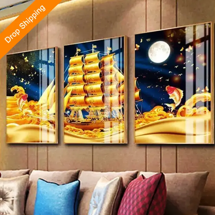 Custom High Quality Modern Restaurant Islamic Calligraphy Painting Metal Art Decoration for Wall Art Pictures for living Room