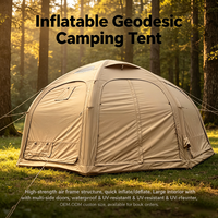 Tente dôme gonflable personnalisée, grand abri de camping extérieur, OEM ODM, plusieurs tailles et tissus disponibles