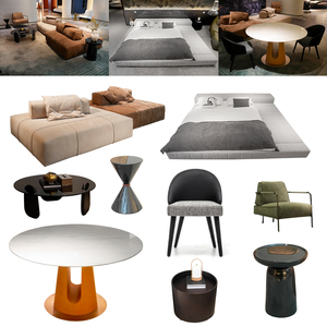 Moderno <span class=keywords><strong>Letto</strong></span> Matrimoniale/King Size in Legno di Pino Massiccio, Lussuoso, Imbottito e Trapuntato, Minimalista, con Base a Molle per <span class=keywords><strong>Camera</strong></span> <span class=keywords><strong>da</strong></span> <span class=keywords><strong>Letto</strong></span> - Product Image 3