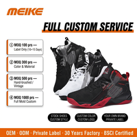 MEIKE Chaussures de sport montantes en tissu extensible, semelle intermédiaire MD, légères, performantes, pour la marche et le basketball, toutes saisons, protection des orteils