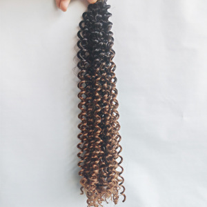 Water Wave Passion Twist Crochet Hair Braid Ombre Color Passion Twist Trenzas Extensiones de cabello sintético de ganchillo - Product Image 2