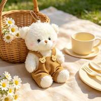 En gros, Porte-clés et Pendentif de sac en peluche douce et mignonne en forme d'animal de dessin animé