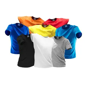 Wholesale Best Price Unisex T Shirt Custom Printing 100% Polyester Tshirt Sublimation Blanks Tshirts