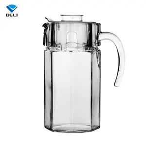 Hot Sale DELI 1250ml 42.3oz Large Juice Milk Water Glass Jug For Summer