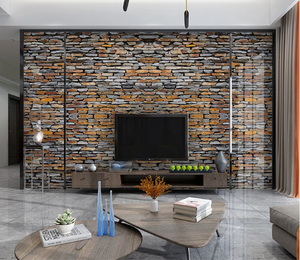 Papel tapiz mural <span class=keywords><strong>de</strong></span> <span class=keywords><strong>pizarra</strong></span> y <span class=keywords><strong>pared</strong></span> <span class=keywords><strong>de</strong></span> piedra vintage contemporáneo <span class=keywords><strong>para</strong></span> paneles <span class=keywords><strong>de</strong></span> <span class=keywords><strong>pared</strong></span> <span class=keywords><strong>de</strong></span> sala <span class=keywords><strong>de</strong></span> estar y baño - Product Image 3