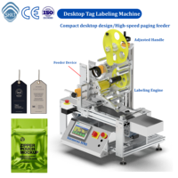 Machine d'étiquetage de cartes et de pochettes de bureau compacte électrique SKILT avec contrôle PLC pour étiquettes papier, production de lots d'étiquettes à haute vitesse
