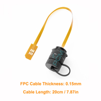 Mini extension de fente pour carte SIM extérieure IP67, câble de rallonge 2FF étanche pour enveloppe de cadre de boîtier de châssis d'armoire