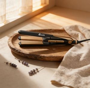 Lisseur électrique Anbolife 2-<span class=keywords><strong>en</strong></span>-1 pour cheveux raides et ondulés avec plaques <span class=keywords><strong>en</strong></span> céramique, garantie 1 an pour usage domestique et hôtelier - Product Image 4