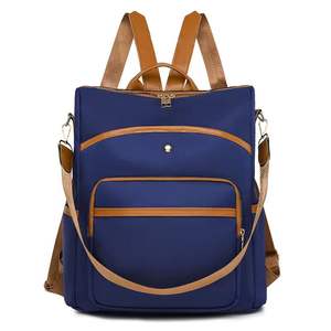 Factory Wholesale High Quality Large Capacity <b>Waterproof</b> Durable Leather Women's School <b>Backpack</b> - Product Image 3