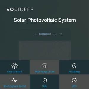 Sistema <span class=keywords><strong>Solar</strong></span> Monocristalino para Balcón con Controlador MPPT, Almacenamiento de 5.12kWh, Soporte de Respaldo para Toda la Casa, Monofásico y Trifásico - Product Image 5