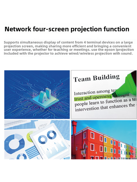 CB-L210SF 3LCD Short Throw Laser Projector 3D Ready 1080P High-Definition Cinema DLIP 4000 Lumens Portable 3-Year Warranty