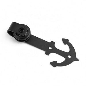 WEKIS Soporte de Gabinete en Forma de Flecha de Hierro, Herraje Deslizante de Acero y Latón para Puertas de Granero, Cocina Exterior, Dormitorio, Aluminio de Calidad - Product Image 3