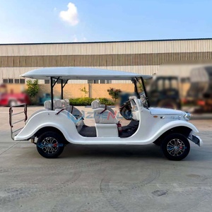 Carrito Turístico Eléctrico Zhenda, Diseño Clásico Abierto, 8 Plazas, Color Blanco, Acero Q235B, para Recorridos en Parques - Product Image 5