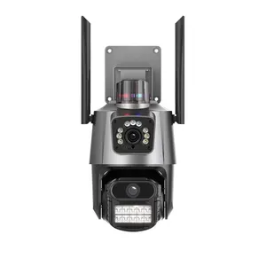 P11 6MP WIFI PTZ Caméra IP Extérieure ICSEE APP HD Double Objectif Dua AI Suivi Automatique Sécurité Surveillance Réseau CCTV Caméras