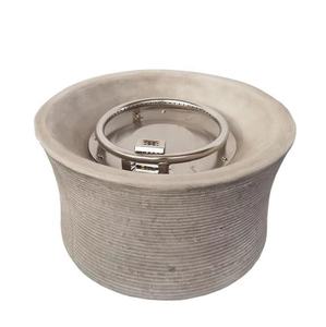 Diamètre 50cm. Foyer rond à gaz MgO et métal 40000 BTU Propane Bol à feu écologique pour décoration de jardin - Product Image 2