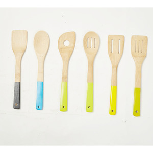 Ensemble d'ustensiles de cuisine en bambou, 4 pièces, lavage à la main uniquement, pour usage en cuisine - Product Image 3