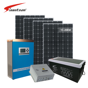 Pitched mái năng lượng mặt trời bảng điều khiển đặt ra lưới 20kW năng lượng mặt trời hệ thống nhà 220V năng lượng mặt trời hệ thống - Product Image 3